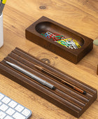 Kayigo Woody Koyu Ahşap Üçlü Ofis Seti - Yeşil Çam