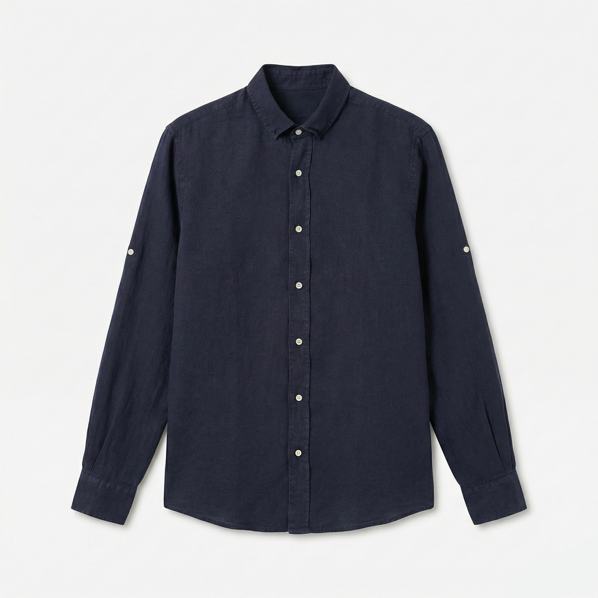 Keten Gömlek - Lacivert