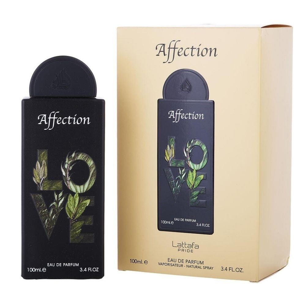 Bonherre mağazasından Lattafa Affection EDP, antep fıstığı, fındık ve laktonik notalı 100 ml unisex gurme parfüm.