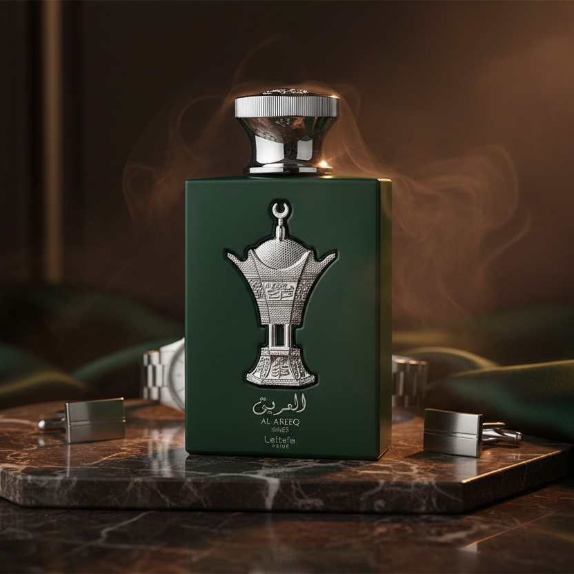 Bonherre mağazasından Lattafa Al Areeq Silver EDP, tütün, ud, deri ve lavanta notalı 100 ml unisex parfüm.