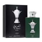 Bonherre mağazasından Lattafa Al Areeq Silver EDP, tütün, ud, deri ve lavanta notalı 100 ml unisex parfüm.