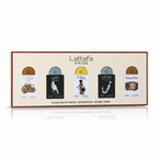 Bonherre mağazasından Lattafa Pride Gift Set Box 05, Vintage Radio ve Ishq Al Shuyukh Silver içeren 5'li lüks parfüm seti.
