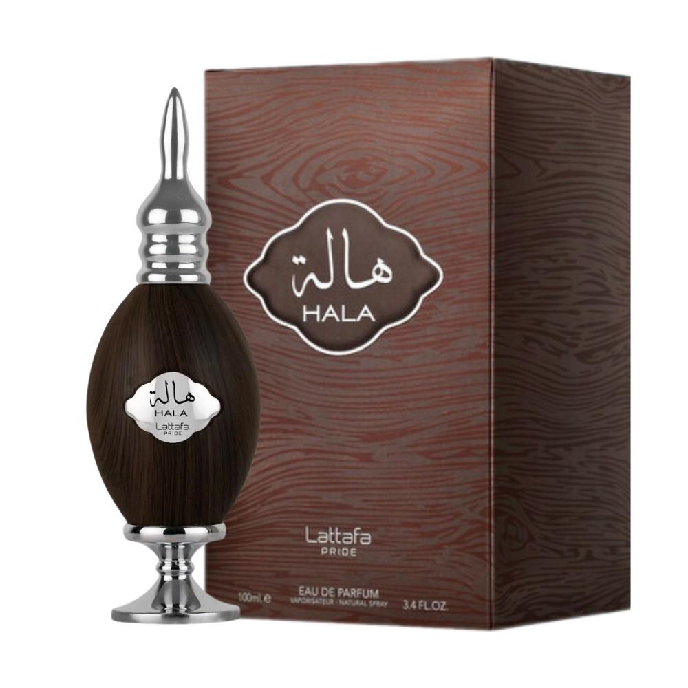Bonherre mağazasından Lattafa Hala EDP, karabiber, tütsü, amber ve sedir notalı 100 ml unisex parfüm.