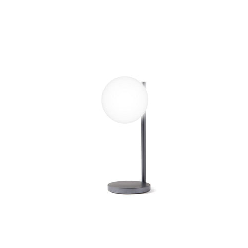 Bonherre mağazasından Lexon Bubble, 15W kablosuz şarjlı, 40W USB-C çıkışlı metalik gri tasarım LED lamba.