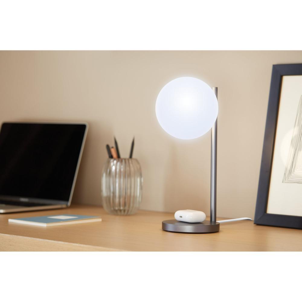 Lexon Bubble Aydınlatma & Şarj Cihazı - Metalik Gri - Bonherre