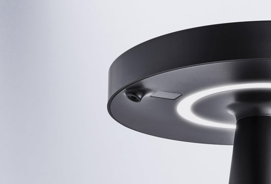 Lexon Mano Sensörlü Aydınlatmalı Dezenfektan Dispanseri Siyah - Bonherre