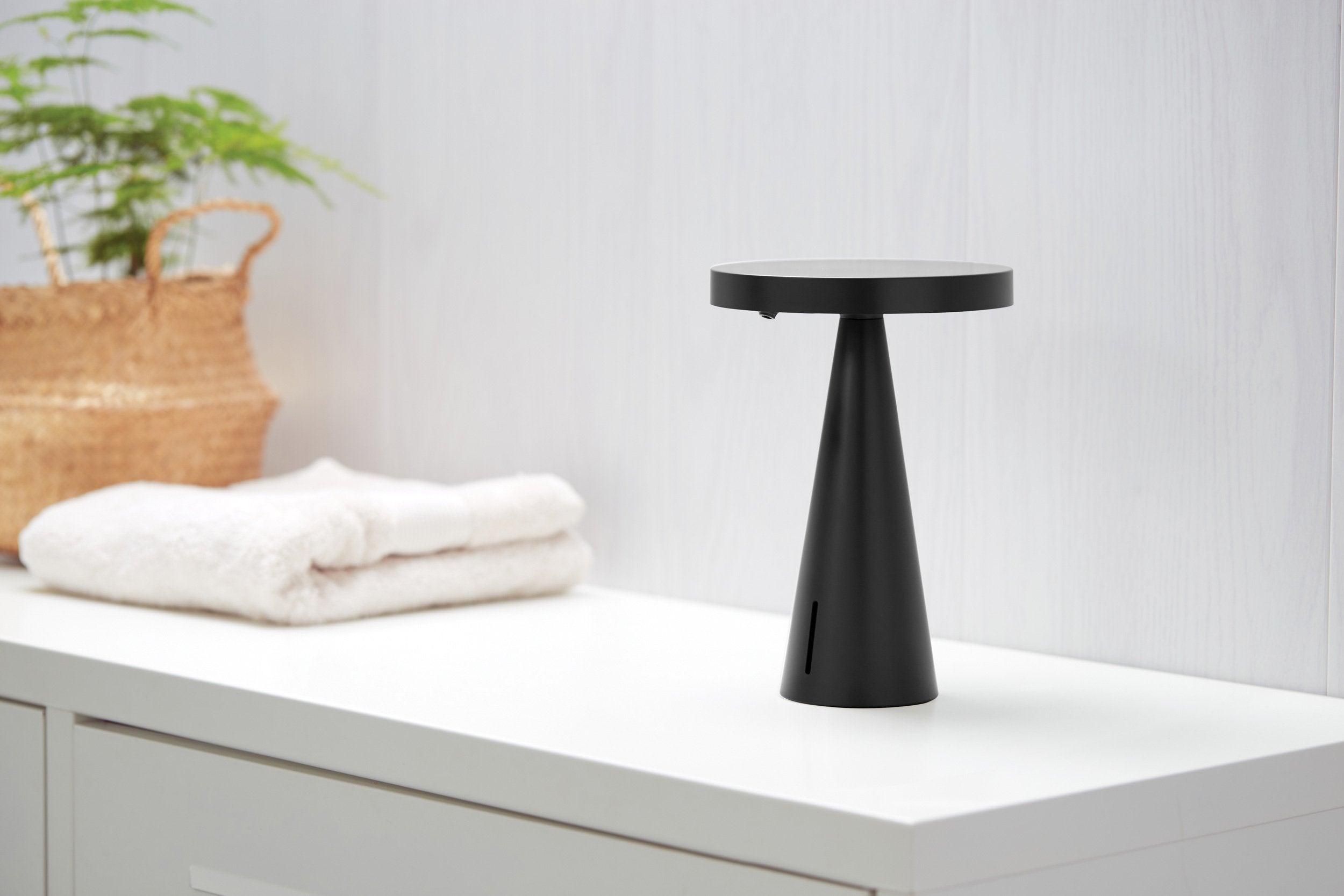 Lexon Mano Sensörlü Aydınlatmalı Dezenfektan Dispanseri Siyah - Bonherre