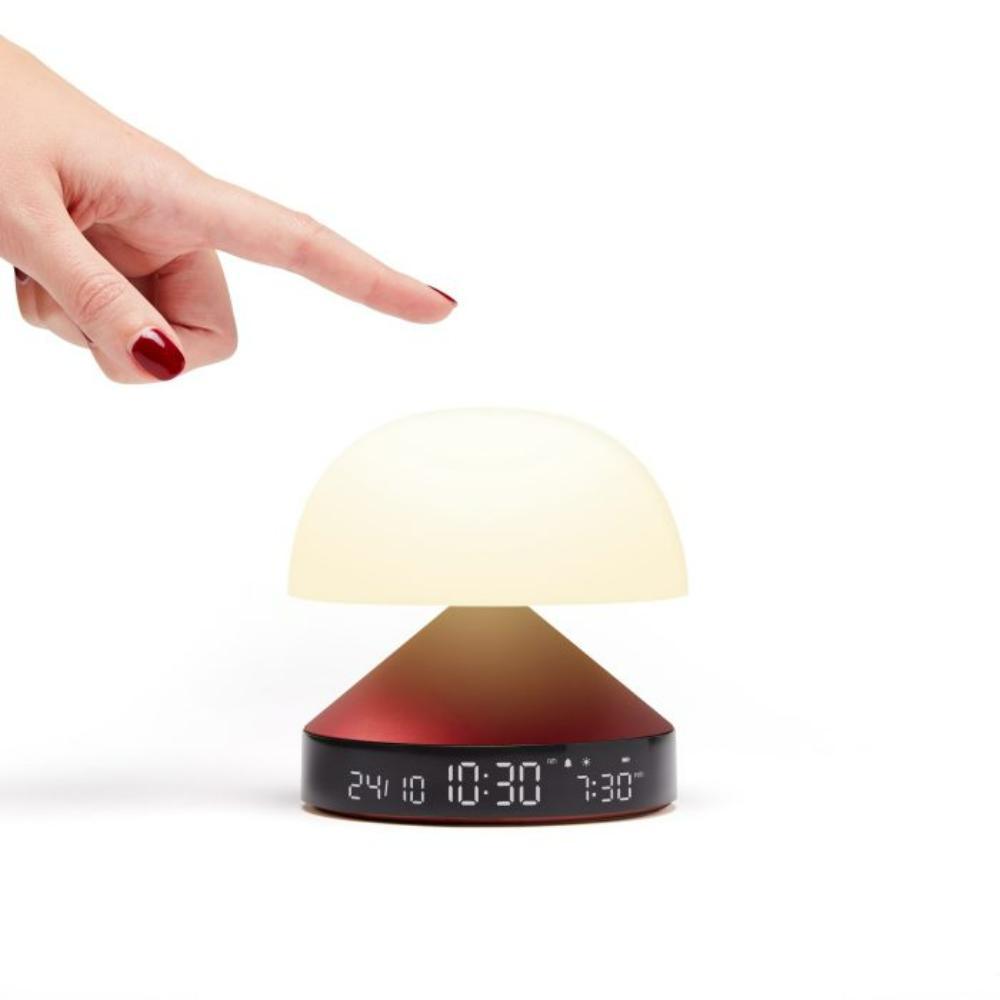 Mina Sunrise Alarm Saatli Gün Işığı Simulatörü & Aydınlatma - Koyu Kırmızı - Bonherre