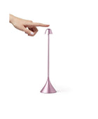 Steli Bell Led Masa Lambası - Pembe - Bonherre