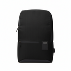 Bonherre mağazasından Lexon Track siyah sırt çantası, powerbank şarj bağlantılı, 15 inç laptop bölmeli ve 900D polyester dayanıklı kumaş.