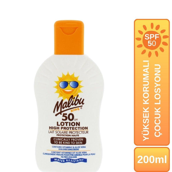 Malibu Güneş Çocuk Yüksek Korumalı Losyon SPF50 200ml