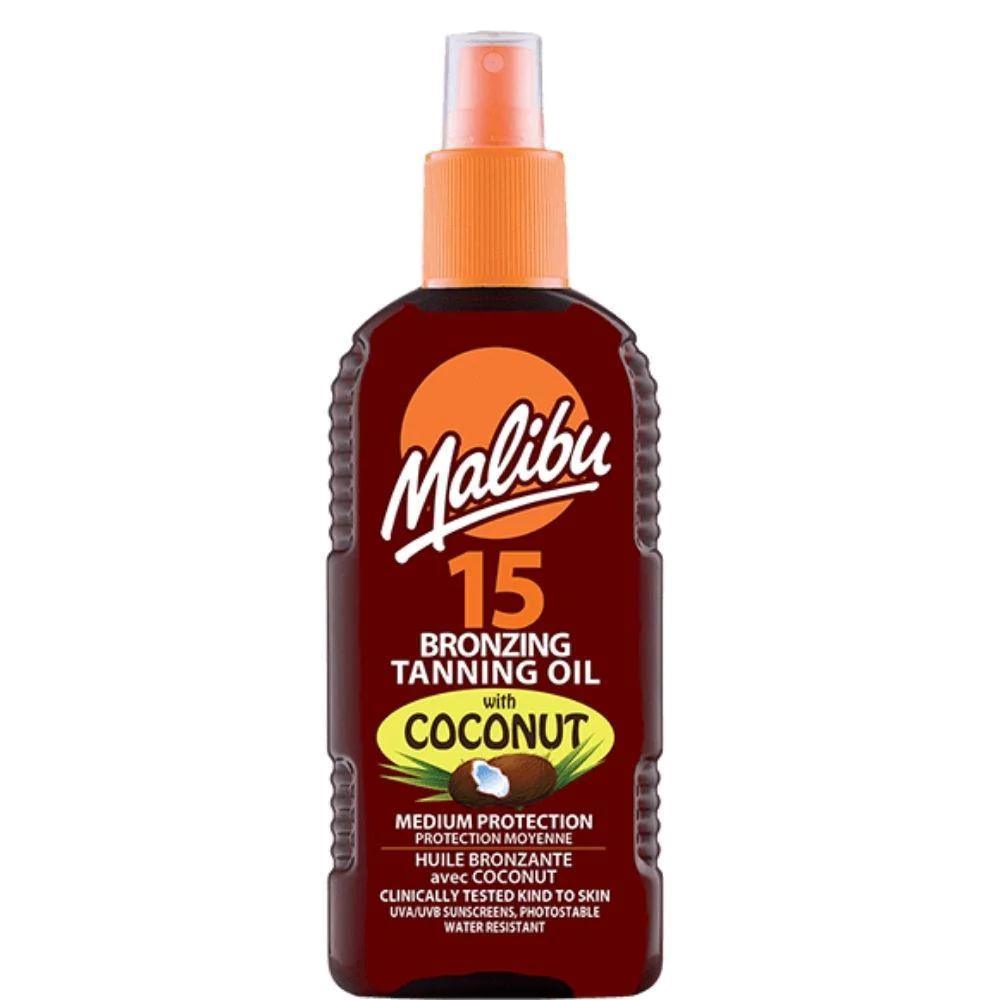 Güneş Koruyucu Bronzlaştırıcı Yağ+Hindistan Cevizi Yağı SPF15 - Bonherre