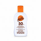 Bonherre mağazasından Malibu Yüksek Korumalı Güneş Losyonu SPF50, Aloe Vera ve E Vitamini içerikli lüks güneş kremi.