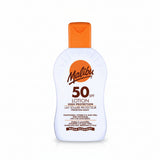 Bonherre mağazasından Malibu Yüksek Korumalı Güneş Losyonu SPF50, Aloe Vera ve E Vitamini içerikli lüks güneş kremi.