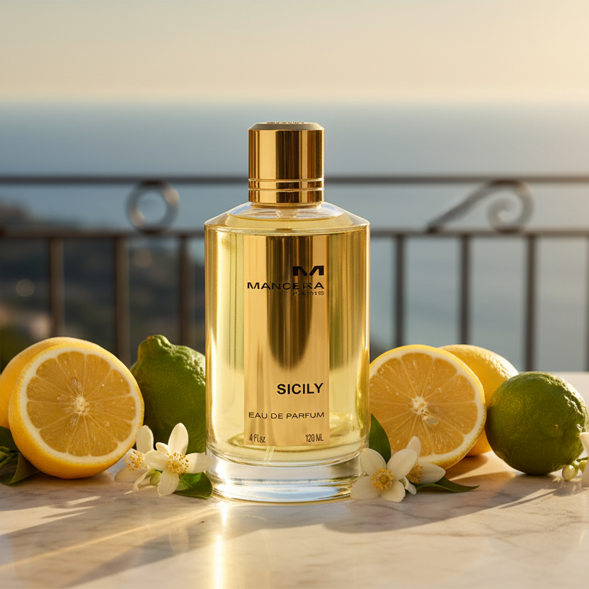 Bonherre mağazasından Mancera Sicily EDP, mandalina, greyfurt, şeftali ve beyaz misk notalı lüks unisex niş parfüm.