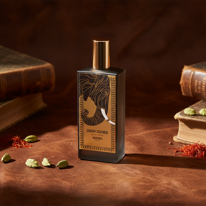 Bonherre mağazasından Memo Paris Indian Leather EDP, ud, tütsü, deri ve gül notalı lüks unisex niş parfüm.