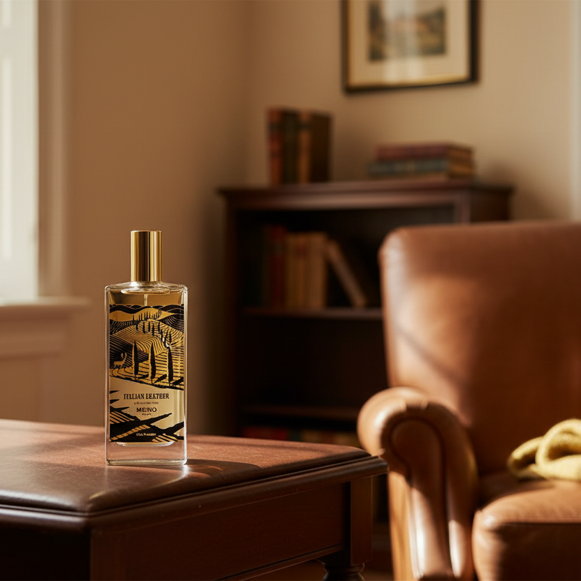 Bonherre mağazasından Memo Paris Italian Leather EDP, domates yaprağı, deri ve vanilya notalı lüks unisex niş parfüm.