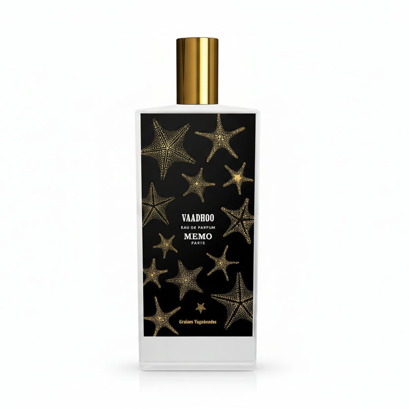 Bonherre mağazasından Memo Paris Vaadhoo EDP, zencefil, ölmez otu ve vetiver notalı lüks unisex niş parfüm.