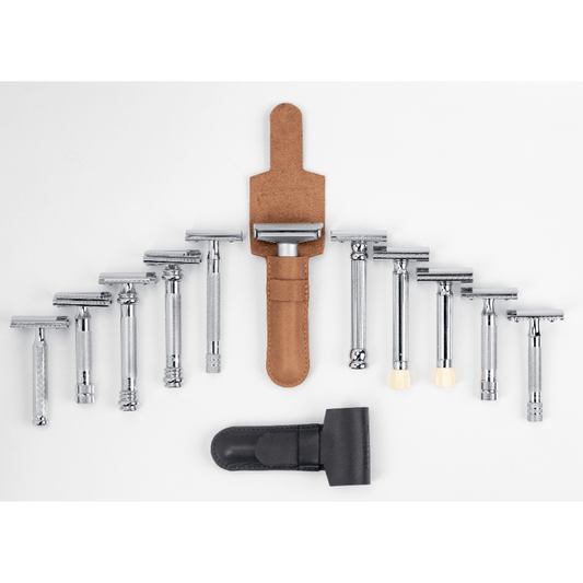 Jiletli Tıraş Makinesi Seyahat Çantası - Taba 5006 - Bonherre