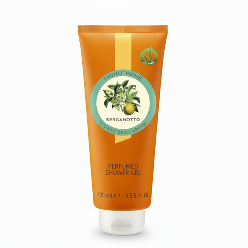 Bonherre mağazasından Monotheme Bergamot (Bergamotto) parfümlü duş jeli, ferah Sicilya narenciyeli İtalyan vücut bakım ürünü.