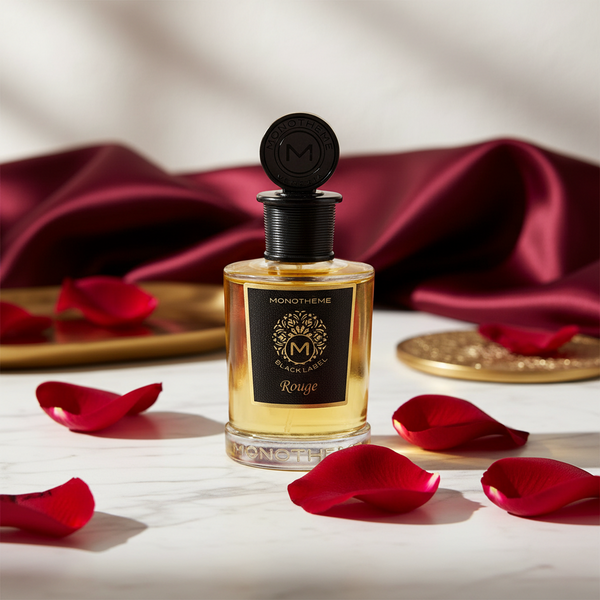 Bonherre mağazasından Monotheme Black Label Rouge EDP, narenciye, çiçeksi ve amber notalı lüks İtalyan unisex parfümü.