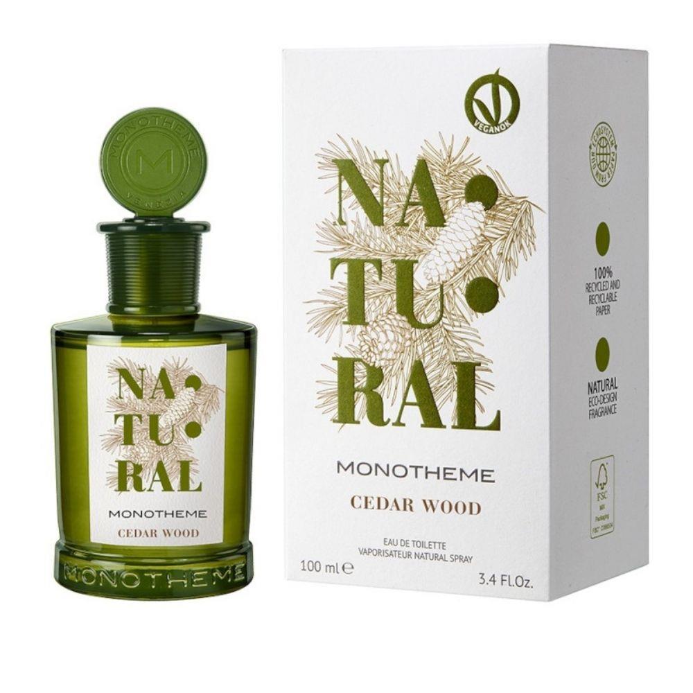 Bonherre mağazasından Monotheme Doğal Sedir Ağacı (Natural Cedar Wood) parfümü, asil sedir ve aromatik notalı lüks İtalyan parfümü.