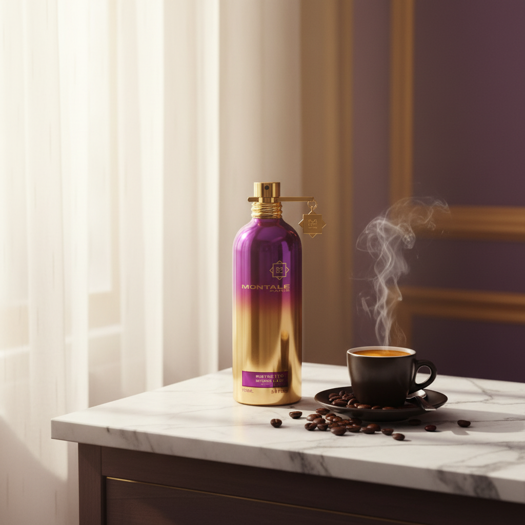 Bonherre mağazasından Montale Ristretto Intense Cafe Extrait de Parfum, yoğun kahve, Türk gülü ve karamel notalı lüks unisex niş parfüm.
