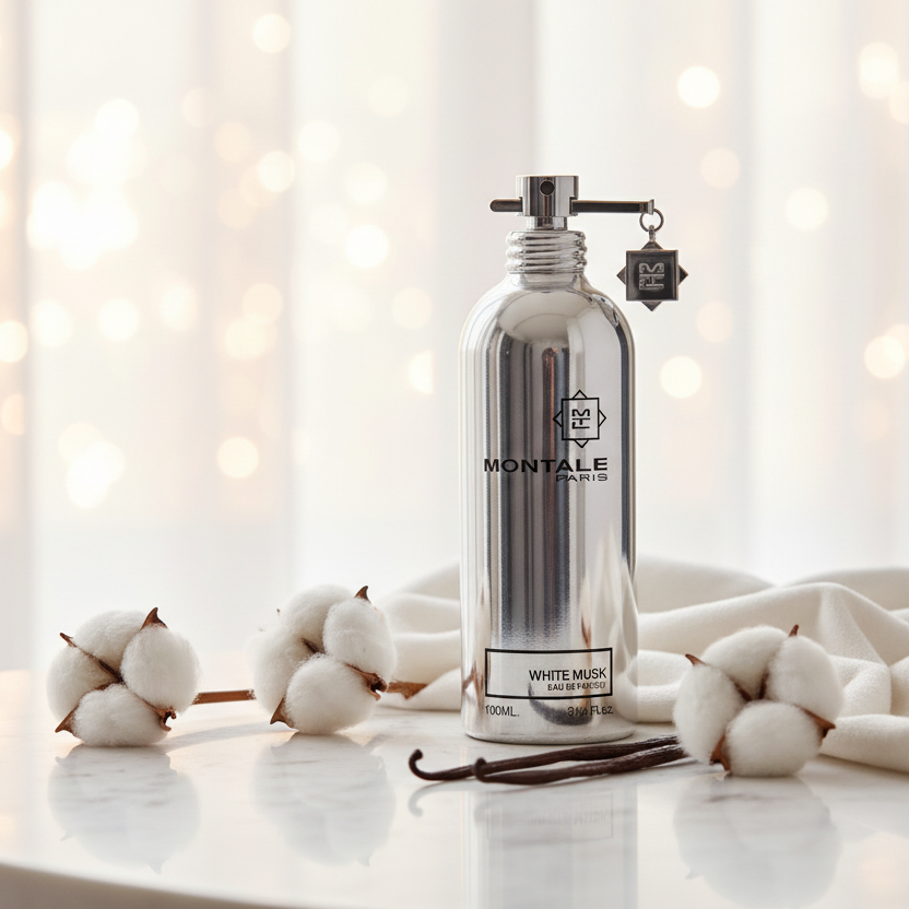 Bonherre mağazasından Montale White Musk EDP, beyaz misk ve menekşe notalı lüks unisex niş parfüm.