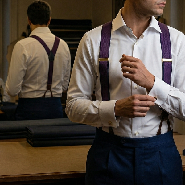 Mor Pantolon Askısı