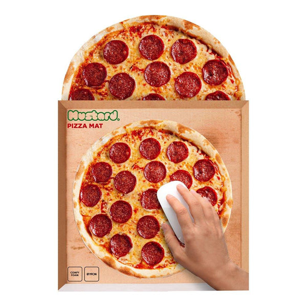 Mustard Pizza Mouse Pad - Bonherre
