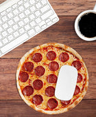 Mustard Pizza Mouse Pad - Bonherre