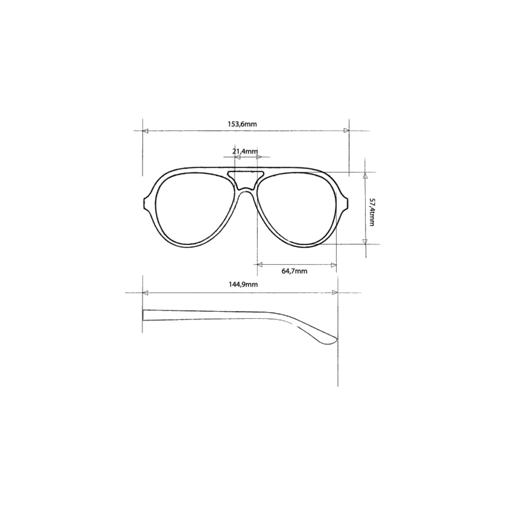 Alessio Siyah Güneş Gözlüğü - Bonherre
