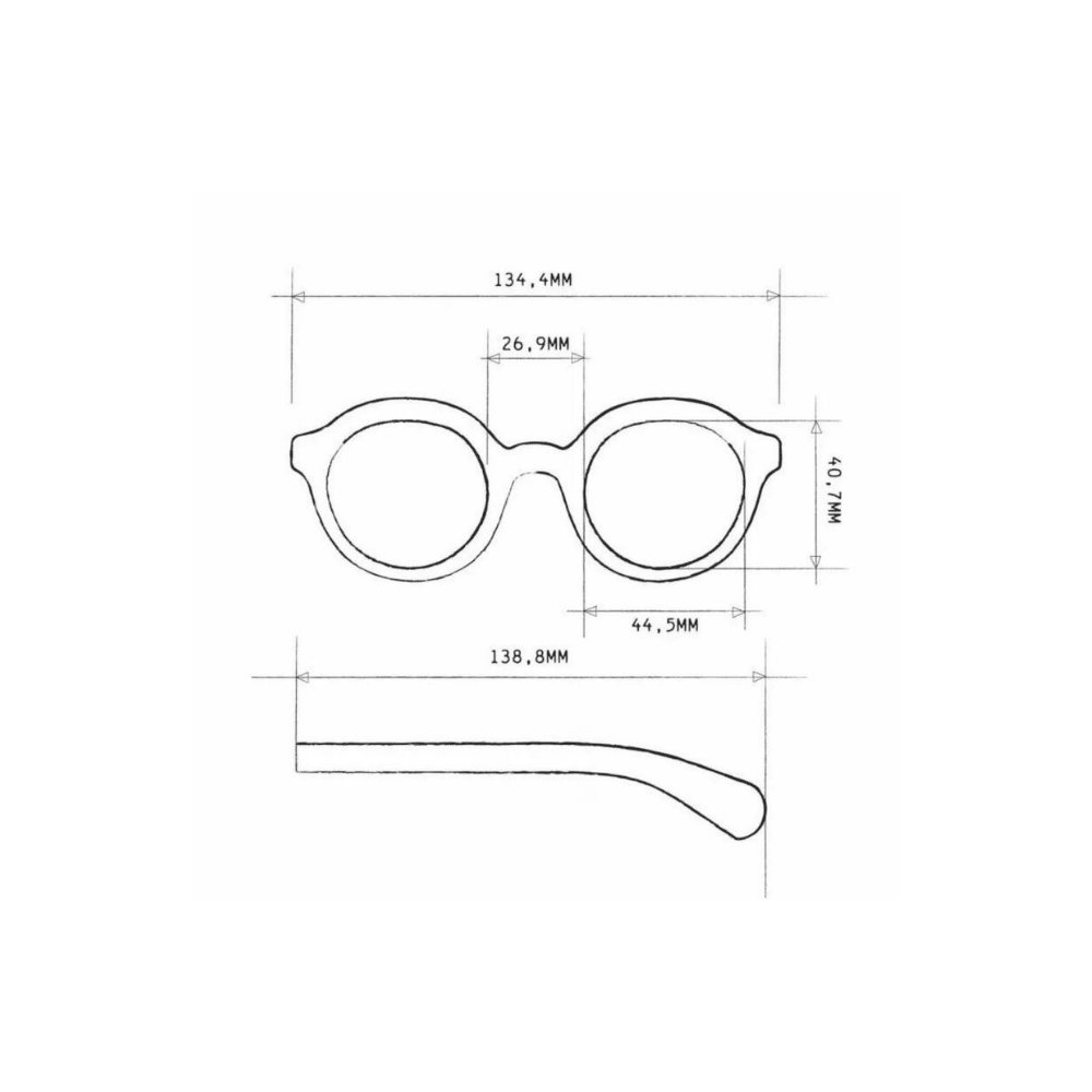 Lauro Siyah Havana Güneş Gözlüğü - Mavi Gradyan - Bonherre