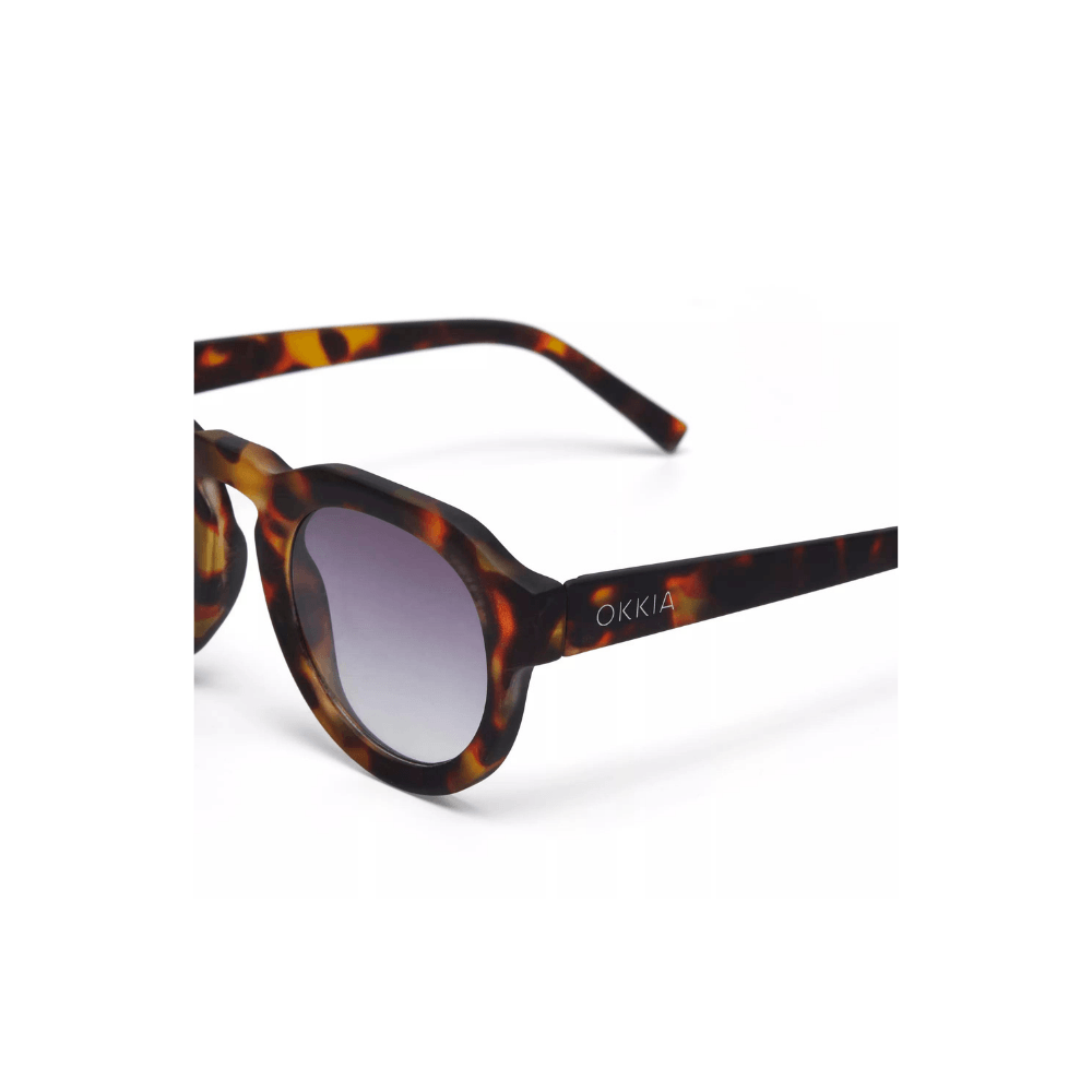 Zeno Round Klasik Havana Güneş Gözlüğü - Siyah Gradyan - Bonherre