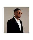 Zeno Round Sarı Güneş Gözlüğü - Siyah Gradyan - Bonherre