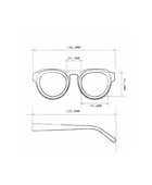 Zeno Round Siyah Havana Güneş Gözlüğü - Siyah Gradyan - Bonherre