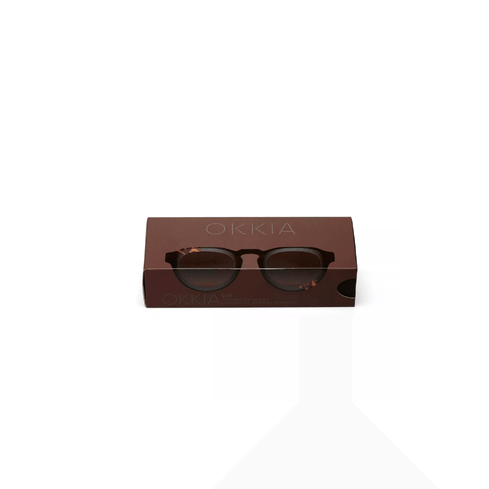 Zeno Round Siyah Havana Güneş Gözlüğü - Siyah Gradyan - Bonherre