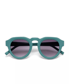 Zeno Round Yeşil Güneş Gözlüğü - Siyah Gradyan - Bonherre