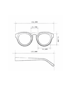 Zeno Round Yeşil Güneş Gözlüğü - Siyah Gradyan - Bonherre