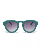 Zeno Round Yeşil Güneş Gözlüğü - Siyah Gradyan - Bonherre