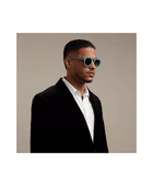 Zeno Round Yeşil Güneş Gözlüğü - Siyah Gradyan - Bonherre