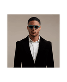 Zeno Round Yeşil Güneş Gözlüğü - Siyah Gradyan - Bonherre