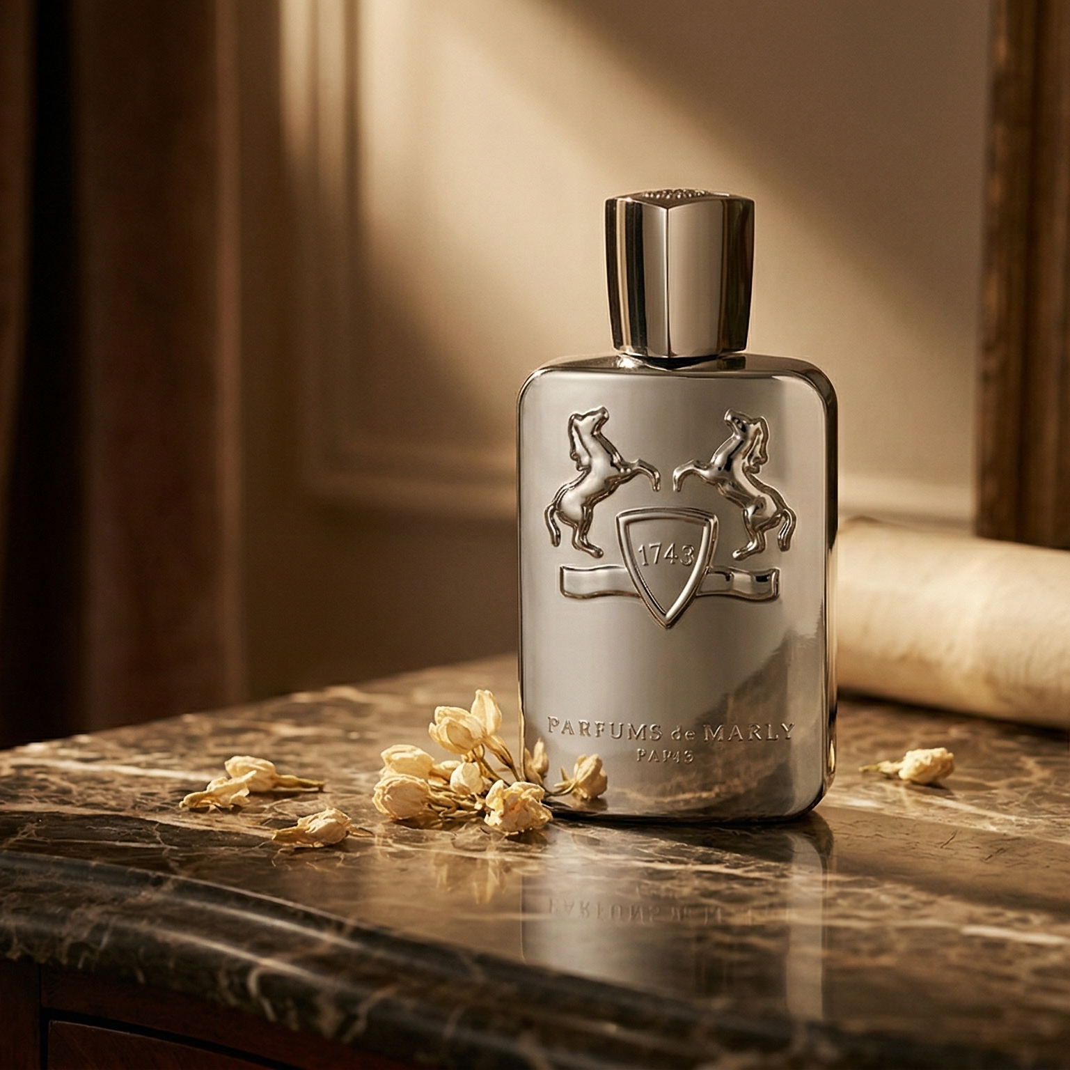 Bonherre mağazasından Parfums de Marly Pegasus EDP, acı badem, vanilya ve lavanta notalı 125 ml lüks erkek niş parfümü.