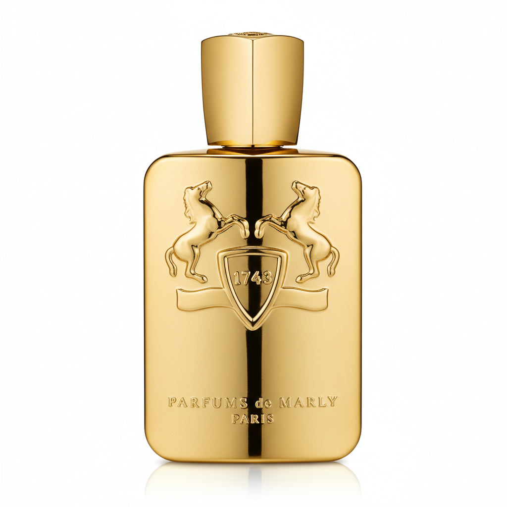 Bonherre mağazasından Parfums de Marly Godolphin Royal Essence EDP, deri, safran ve meyve notalı lüks erkek niş parfümü.