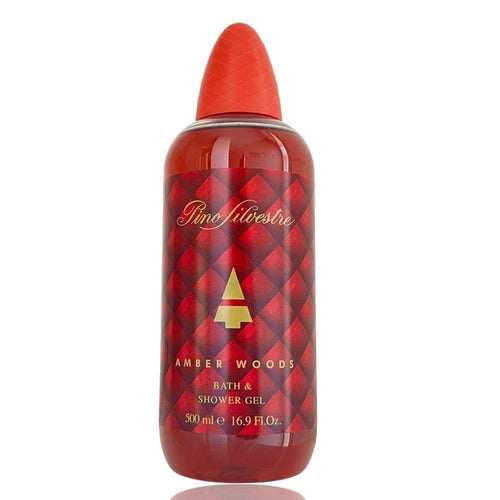 Bonherre mağazasından Pino Silvestre Amber Woods 500 ml duş jeli, baharatlı, koyu odunsu ve safran notalı ekonomik boy vücut şampuanı.