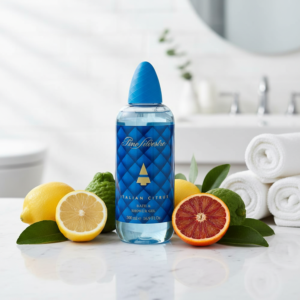 Bonherre mağazasından Pino Silvestre Italian Citrus 500 ml duş jeli, büyük boy ferahlatıcı narenciye ve çam notalı vücut şampuanı.