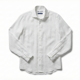 Massimo Beyaz Keten Gömlek