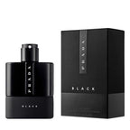 Bonherre mağazasından Prada Luna Rossa Black EDP, amber, paçuli ve melekotu notalı, mat siyah şık erkek parfümü.