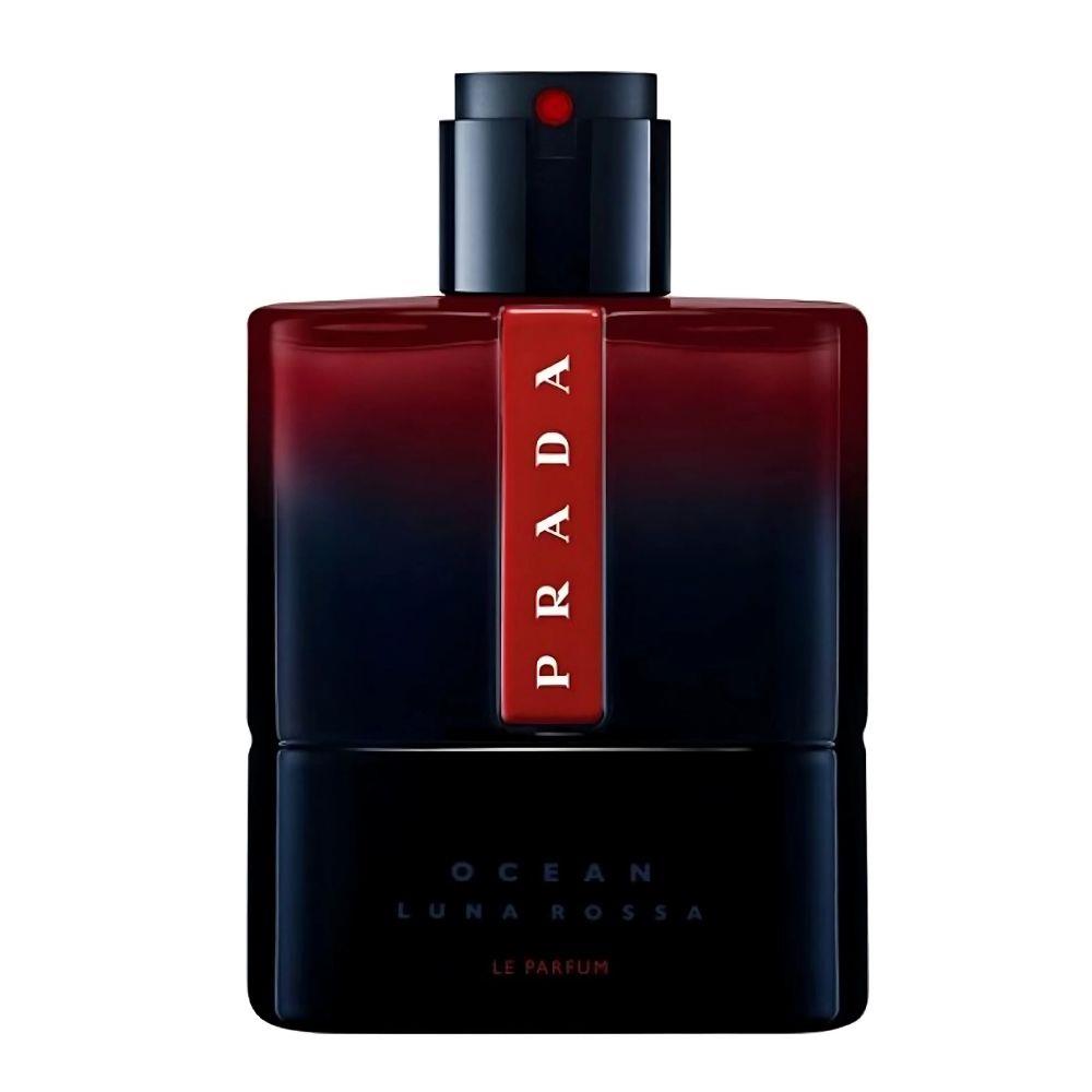 Bonherre mağazasından Prada Luna Rossa Ocean Le Parfum 100 ml, safran ve meşe notalı, doldurulabilir lüks erkek parfümü.