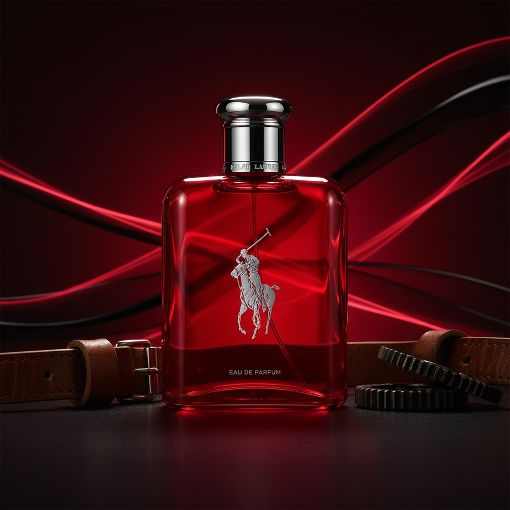 Bonherre mağazasından Ralph Lauren Polo Red EDP, kızılcık, zencefil ve guaiac ağacı notalı lüks erkek parfümü.